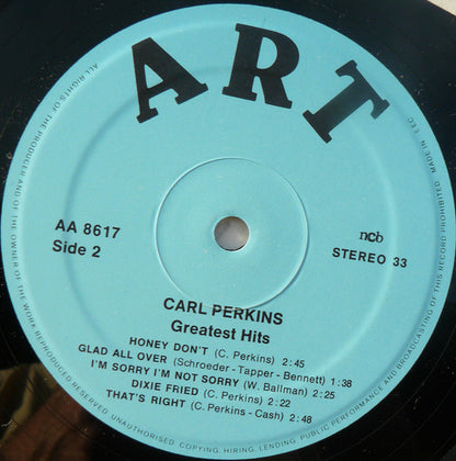 Carl Perkins : Greatest Hits (LP, Comp, Blu)