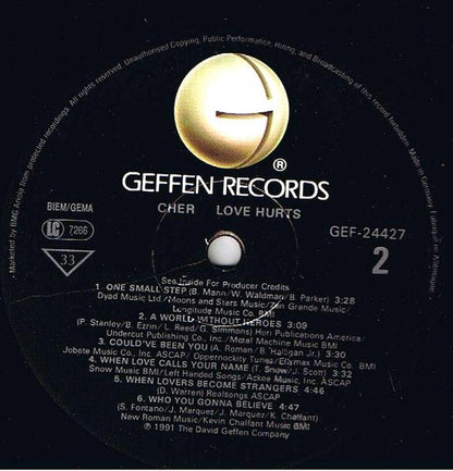 Cher : Love Hurts (LP, Album, RE)