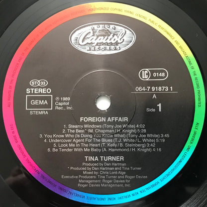 Tina Turner : Foreign Affair (LP, Album, Gat)