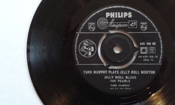 Turk Murphy's Jazz Band : Turk Murphy Plays Jelly Roll Morton (7", EP)