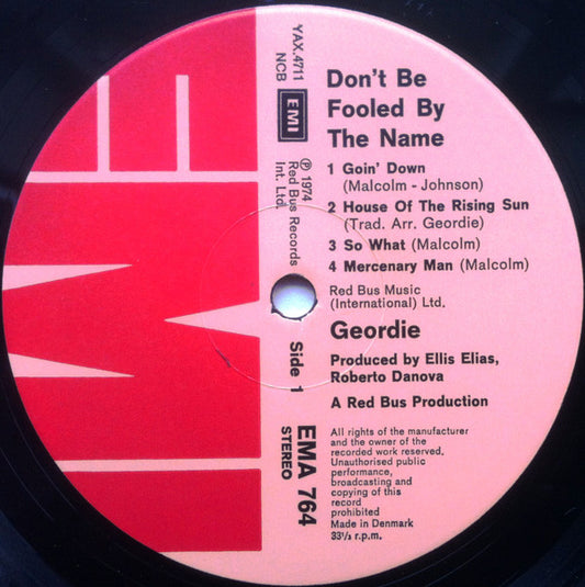 Geordie : Don't Be Fooled By The Name (LP, Album, Gat)