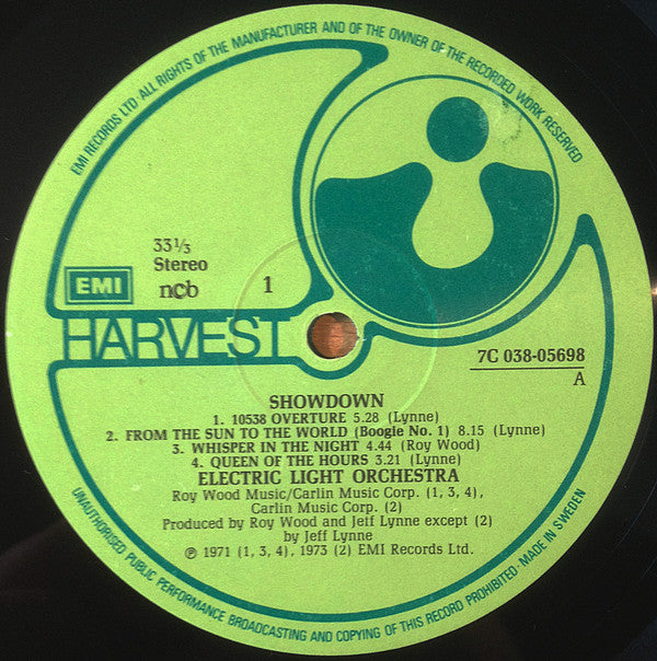 Electric Light Orchestra : Showdown (LP, Comp)