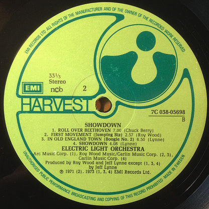 Electric Light Orchestra : Showdown (LP, Comp)