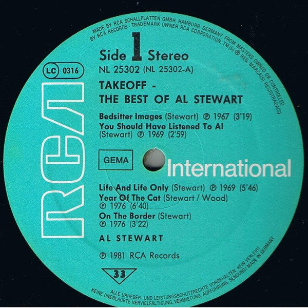 Al Stewart : The Best Of Al Stewart (LP, Comp)