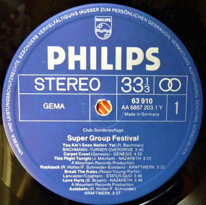 Various : Super Group Festival (LP, Comp, Club)