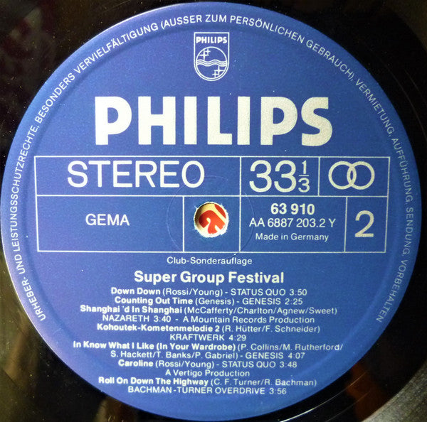 Various : Super Group Festival (LP, Comp, Club)