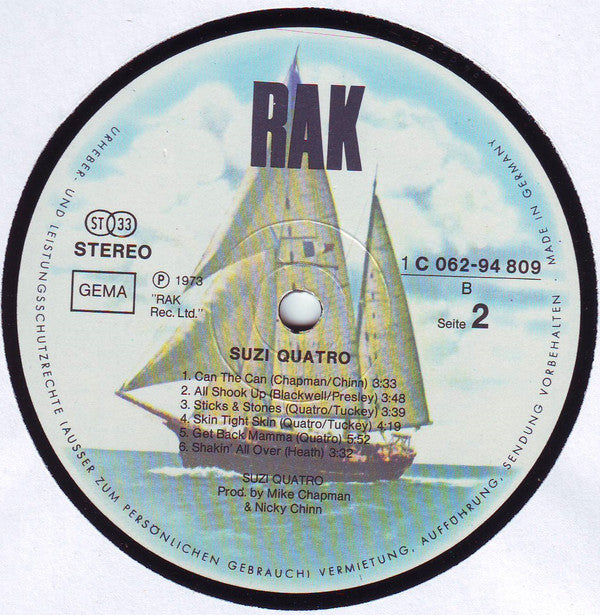 Suzi Quatro : Suzi Quatro (LP, Album)