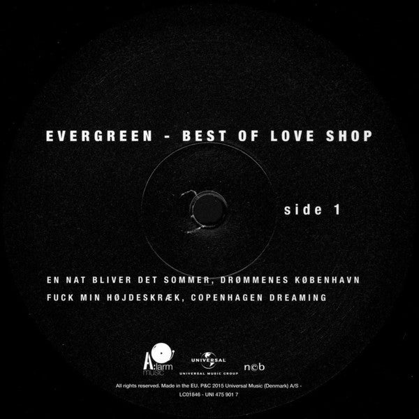 Love Shop : Evergreen - Best Of Love Shop (2xLP, Comp)