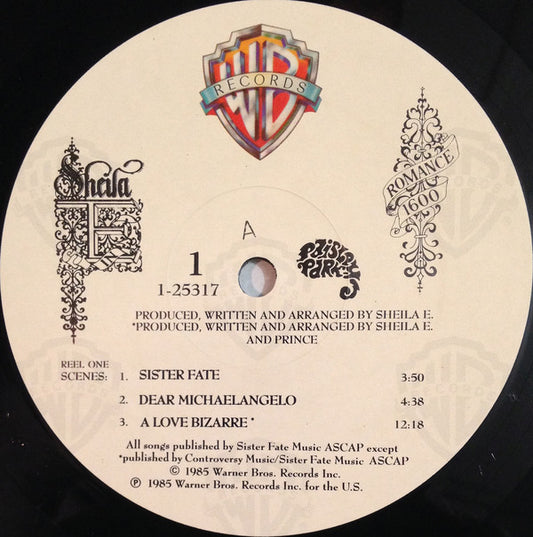Sheila E. : In Romance 1600 (LP, Album, All)