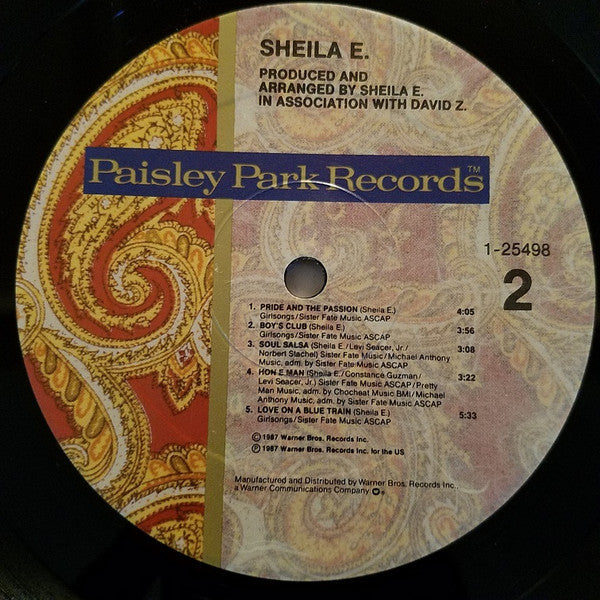Sheila E. : Sheila E. (LP, Album, SRC)