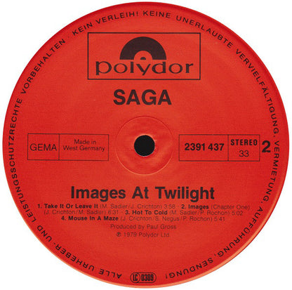 Saga (3) : Images At Twilight (LP, Album)