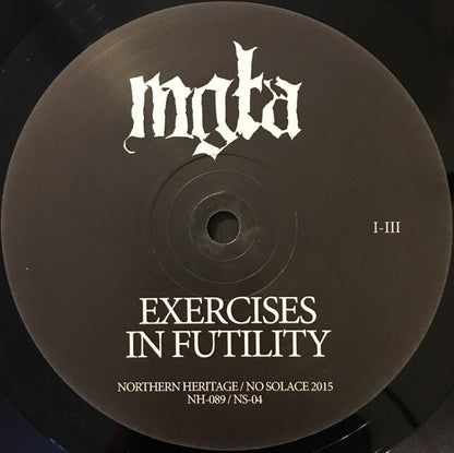 Mgła : Exercises In Futility (LP, Album)