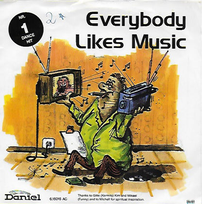 Daniel Pop : Everybody Likes Music (7", Single)