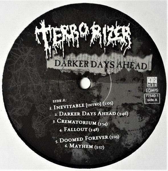 Terrorizer : Darker Days Ahead (LP, Album)