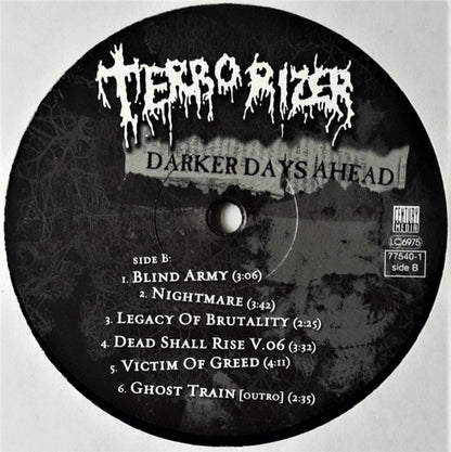 Terrorizer : Darker Days Ahead (LP, Album)