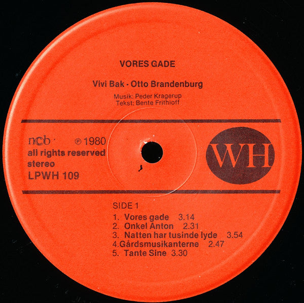Vivi Bak & Otto Brandenburg : Vores Gade (LP)