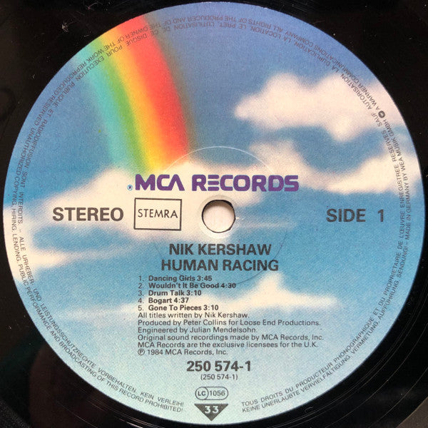 Nik Kershaw : Human Racing (LP, Album)