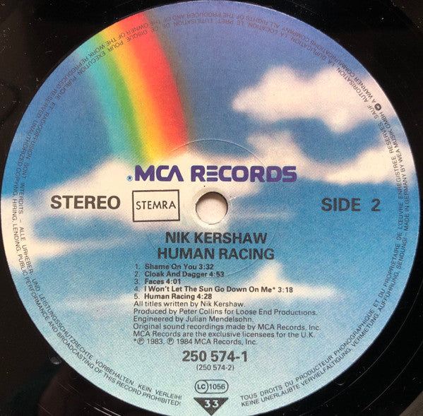 Nik Kershaw : Human Racing (LP, Album)