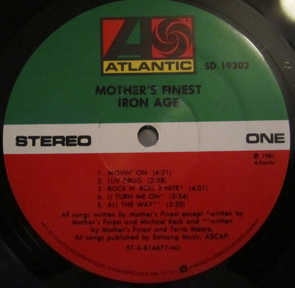 Mother's Finest : Iron Age (LP, Album, Mon)