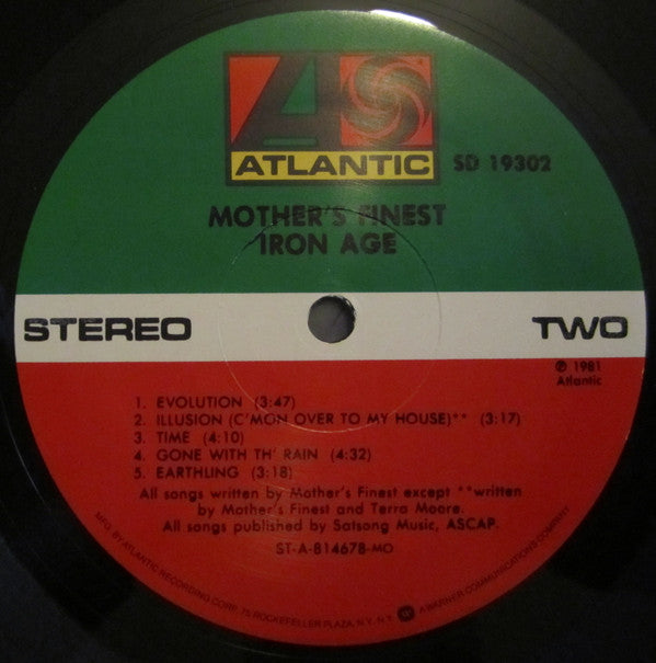 Mother's Finest : Iron Age (LP, Album, Mon)