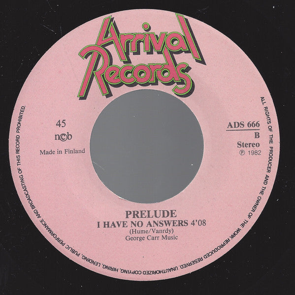 Prelude (3) : After The Goldrush (7", Single)