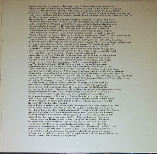 Gordon Lightfoot : Gord's Gold (2xLP, Album, Comp, Pin)