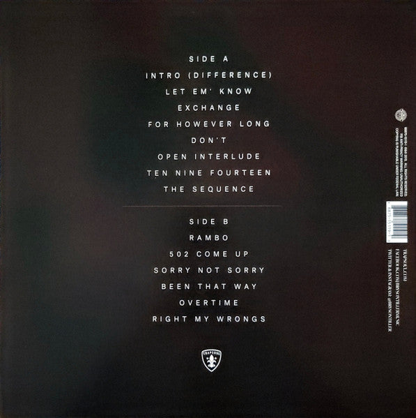 Bryson Tiller : Trapsoul (LP, Album)