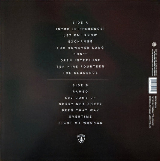 Bryson Tiller : Trapsoul (LP, Album)