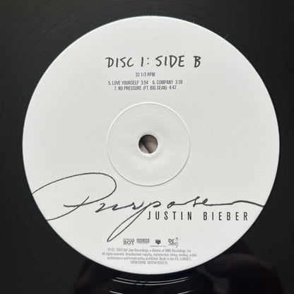 Justin Bieber : Purpose (2xLP, Album, Dlx)