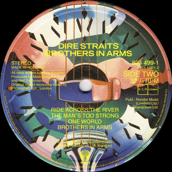 Dire Straits : Brothers In Arms (LP, Album, RE)
