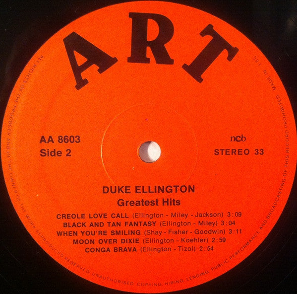 Duke Ellington : Greatest Hits (LP, Comp, RE)