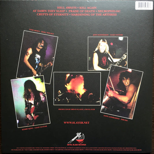 Slayer : Hell Awaits (LP, Album, RE, RM)
