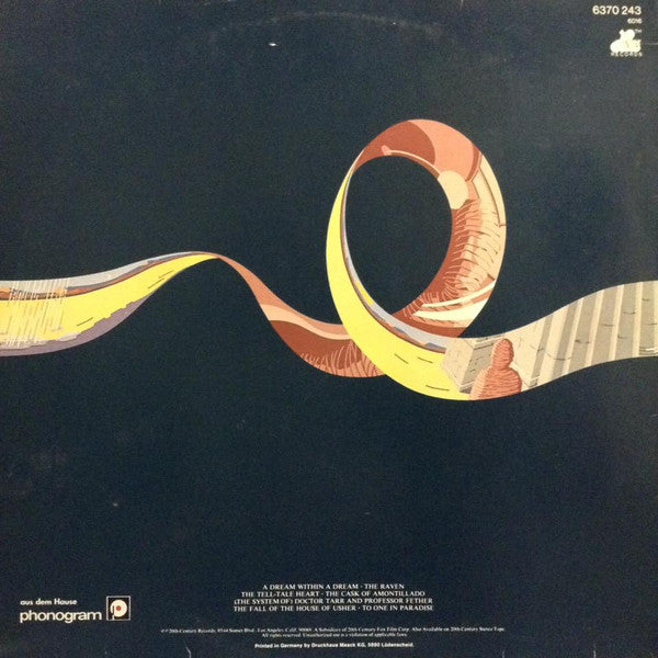 The Alan Parsons Project : Tales Of Mystery And Imagination (LP, Album, RP, Gat)