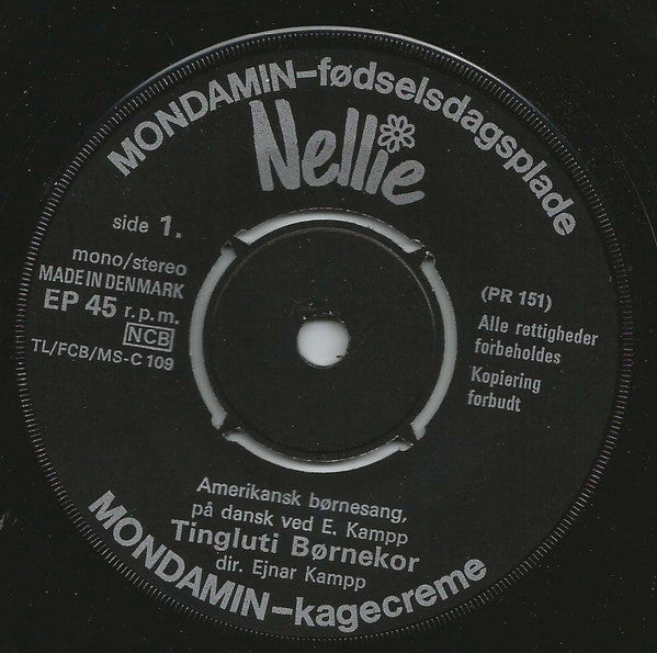 Tingluti Børnekor : Mondamin-Fødselsdagsplade (7", EP)