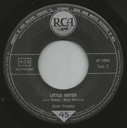 Elvis Presley : His Latest Flame (7", Single)