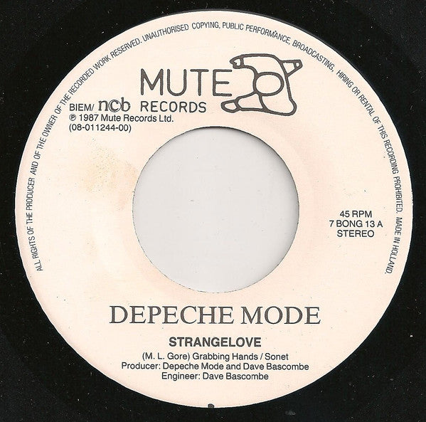 Depeche Mode : Strangelove (7", Single)