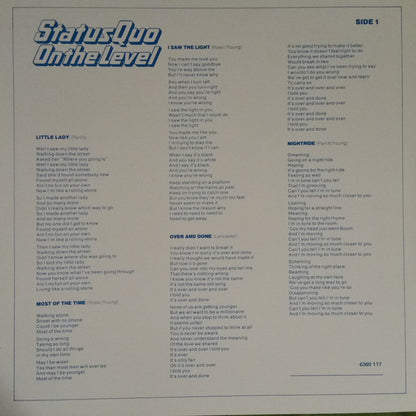Status Quo : On The Level (LP, Album, RE, Spa)