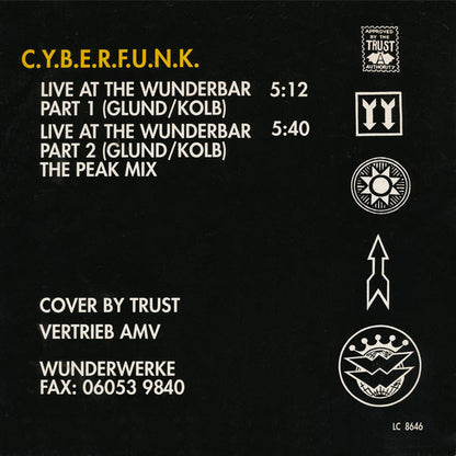 C.Y.B.E.R.F.U.N.K. : Live At The Wunderbar (12")