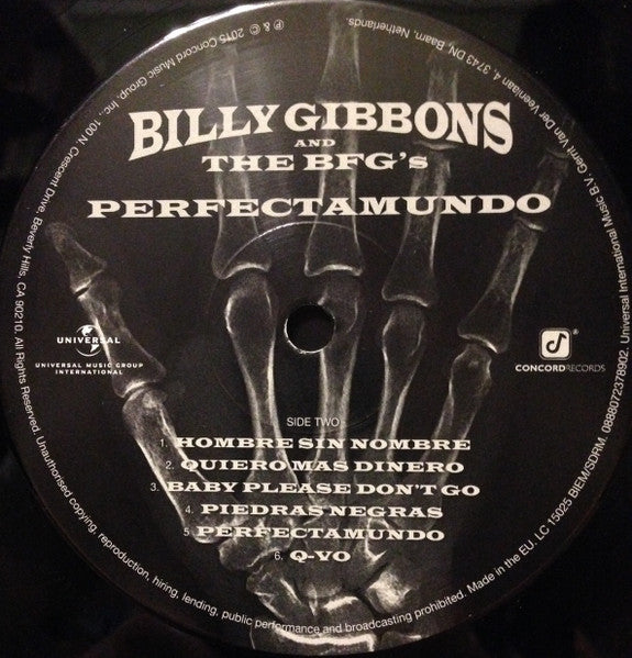 Billy Gibbons and The BFG's : Perfectamundo (LP, Album)