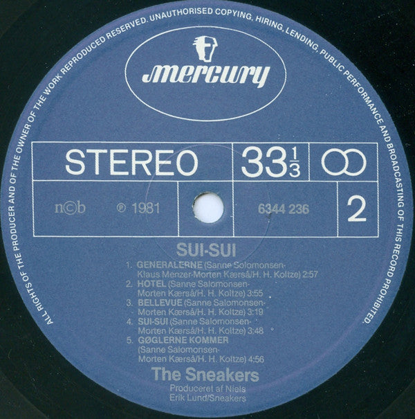 The Sneakers* : Sui-Sui (LP, Album)