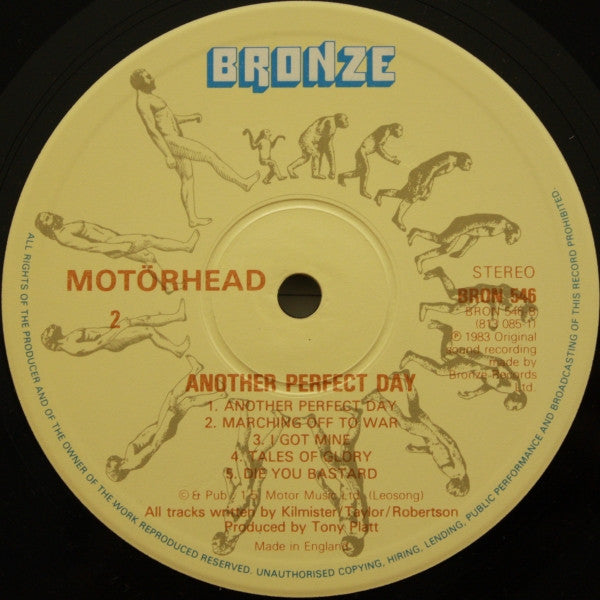 Motörhead : Another Perfect Day (LP, Album)
