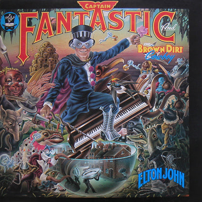 Elton John : Captain Fantastic And The Brown Dirt Cowboy (LP, Album, Tra)