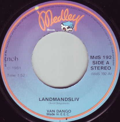 Van Dango : Landmandsliv / Nullersangen (7", Single)