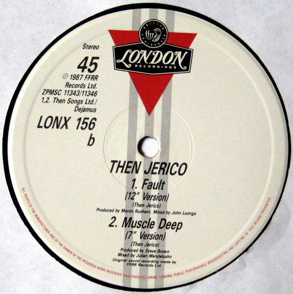 Then Jerico : Muscle Deep (12")