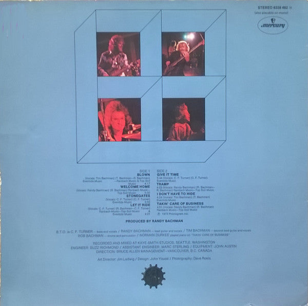 Bachman-Turner Overdrive : Bachman-Turner Overdrive II (LP, Album)