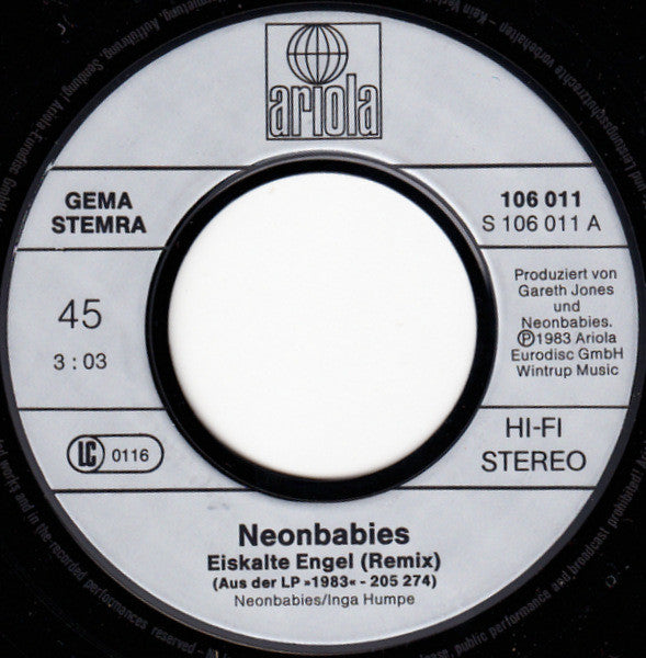 Neonbabies : Eiskalte Engel (7", Single)