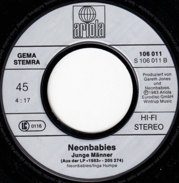 Neonbabies : Eiskalte Engel (7", Single)