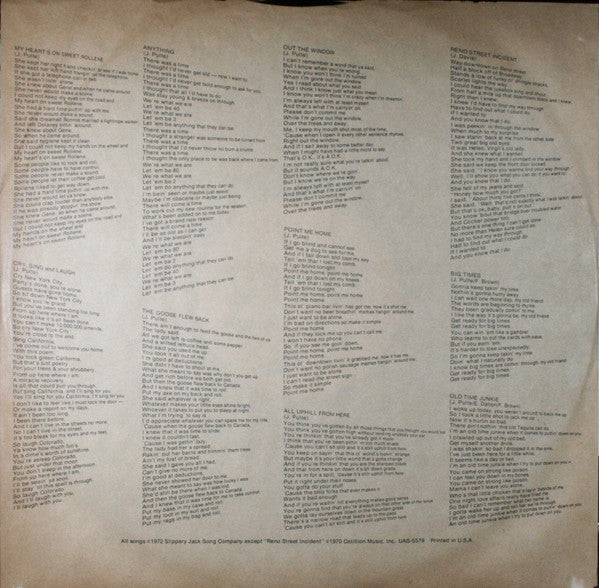 Jim Pulte : Out The Window (LP, Album)