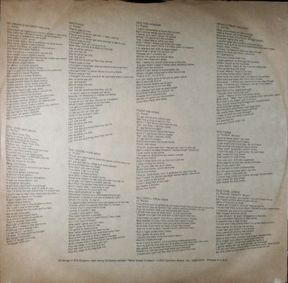 Jim Pulte : Out The Window (LP, Album)