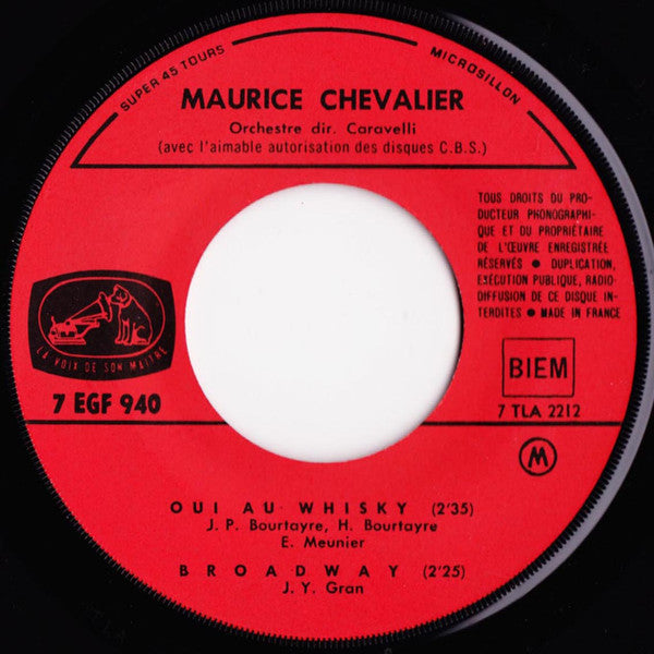 Maurice Chevalier : Le Sous-Marin Vert (Yellow Submarine) (7", EP)